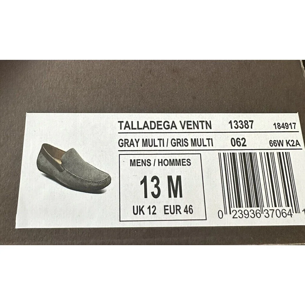 Florsheim Talladega Venetian Men’s Gray Loafer Suede‎ Shoes Size 13M EEUC luxury